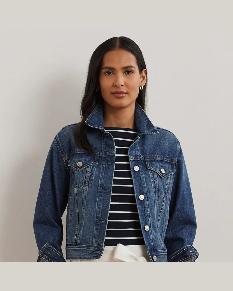 Ralph Lauren Truckerjacke aus Denim Blue