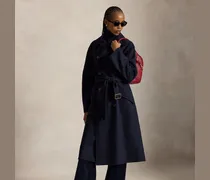 Zweireihiger Trenchcoat aus Kaschmir