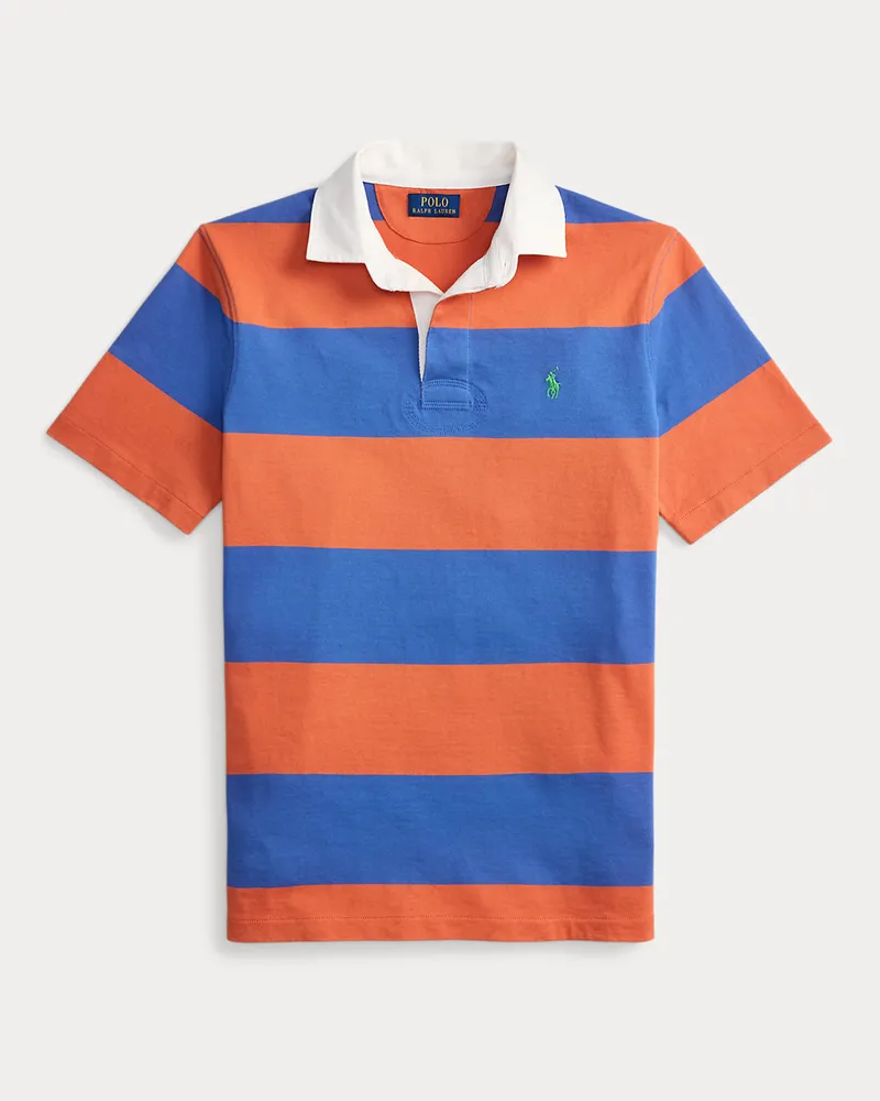 Ralph Lauren Kurzärmliges Classic-Fit Rugbyhemd Orange
