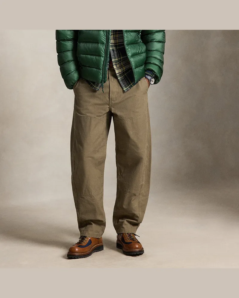 Ralph Lauren Relaxed-Fit Twill-Hose Green
