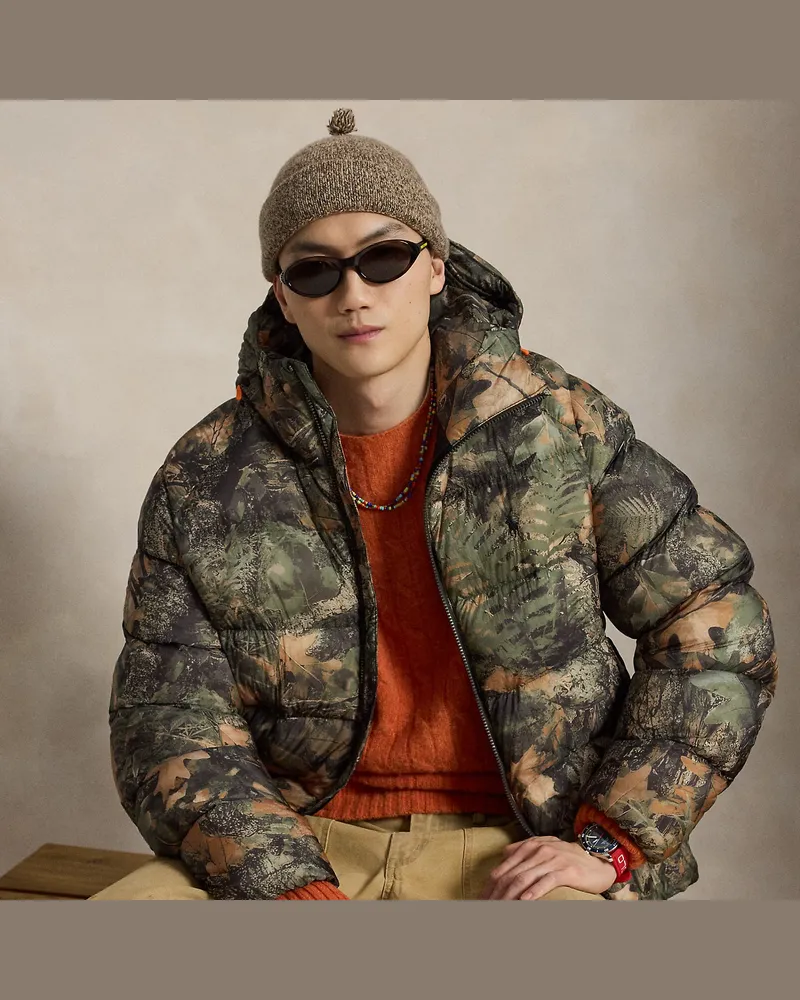 Ralph Lauren Daunenjacke Hawthorne mit Waldmuster Multi