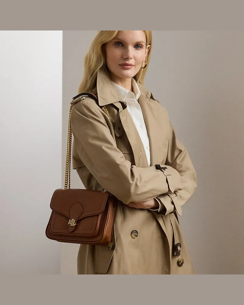Ralph Lauren Kleine wandelbare Ledertasche Bradley Brown