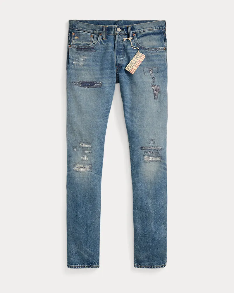 Ralph Lauren Slim-Fit Selvedge-Jeans Claremont Blue
