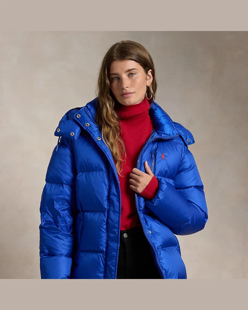 Ralph Lauren Wasserabweisende Daunen-Steppjacke Blue