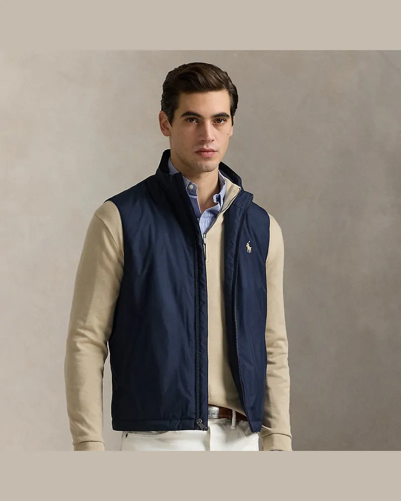 Ralph Lauren Die isolierte Weste Southland Blue