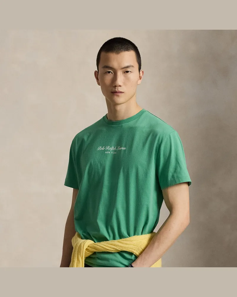 Ralph Lauren Classic-Fit Jersey-T-Shirt mit Logo Green