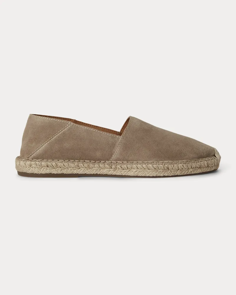 Ralph Lauren Espadrille Cevio aus Wildleder Brown