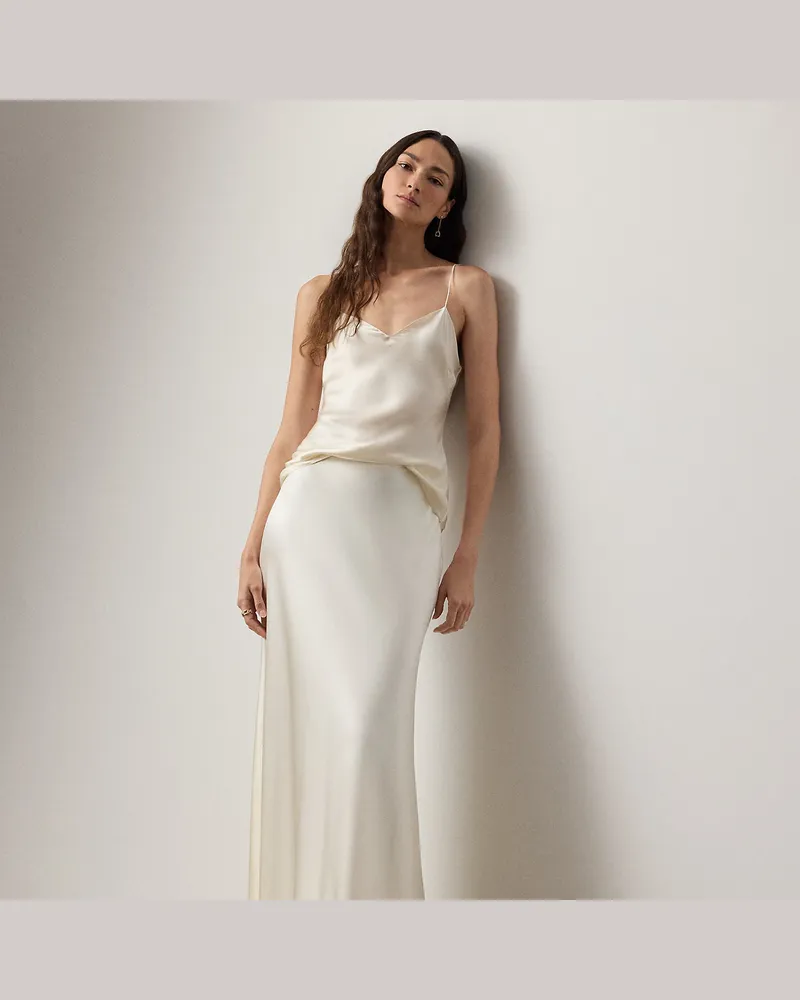 Ralph Lauren Rock Masina aus Satin Cream