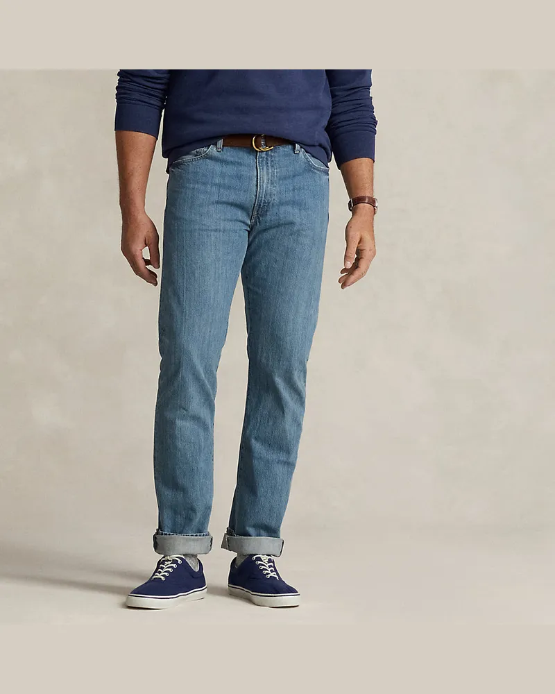 Ralph Lauren Große Größen - Relaxed-Straight-Fit Jeans Hampton Blue