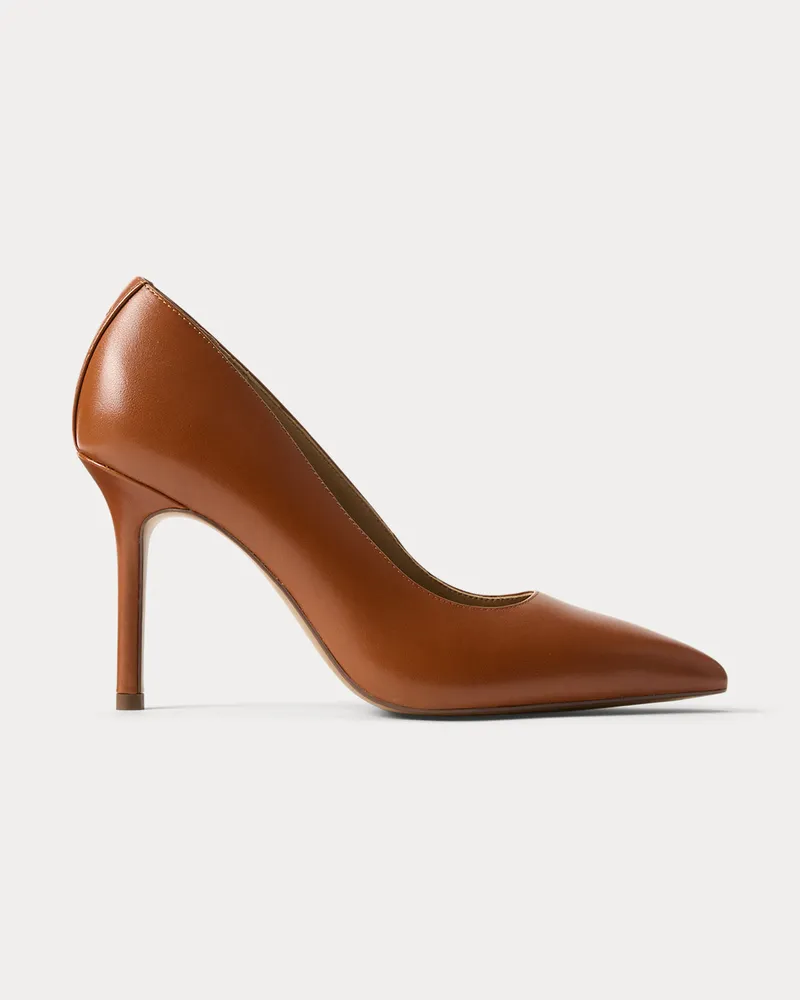Ralph Lauren Lederpumps Lindella II Brown