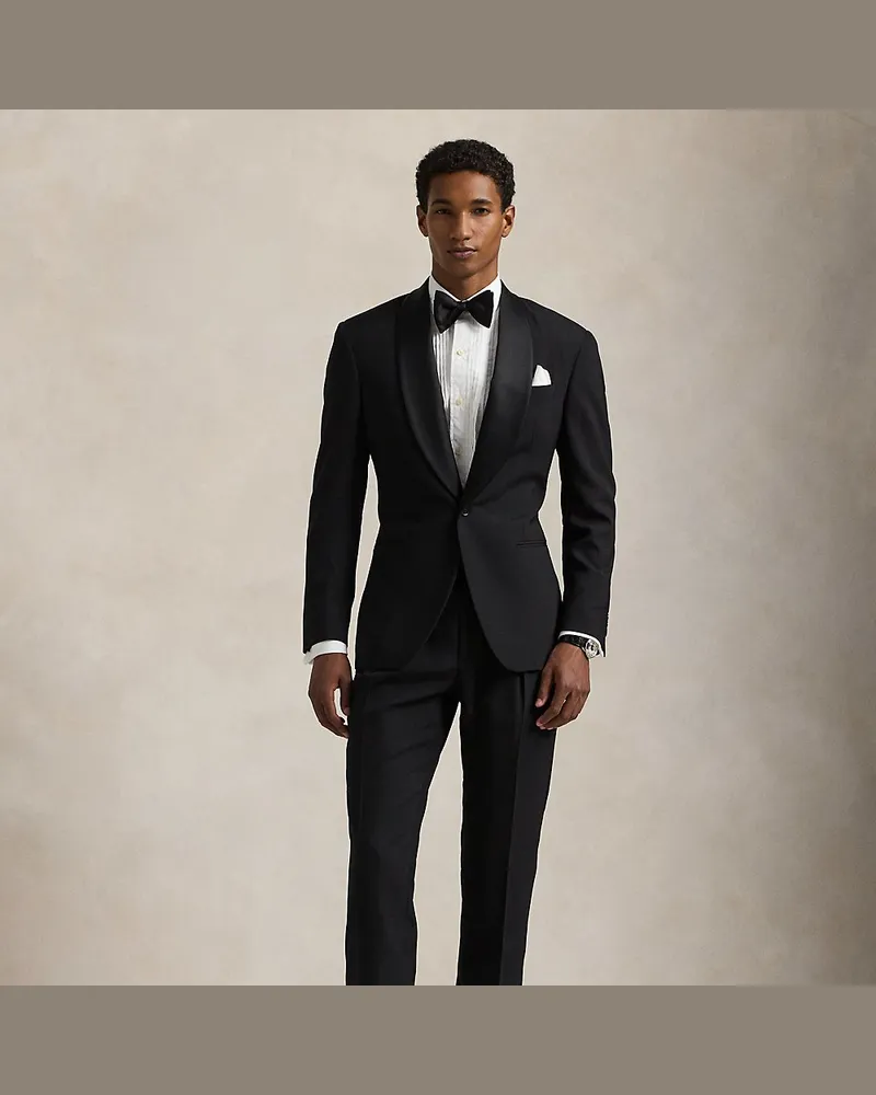 Ralph Lauren Polo-Smoking aus Wollbarathea Black
