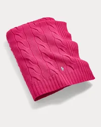 Ralph Lauren Home Tagesdecke Hanley mit Zopfmuster Pink