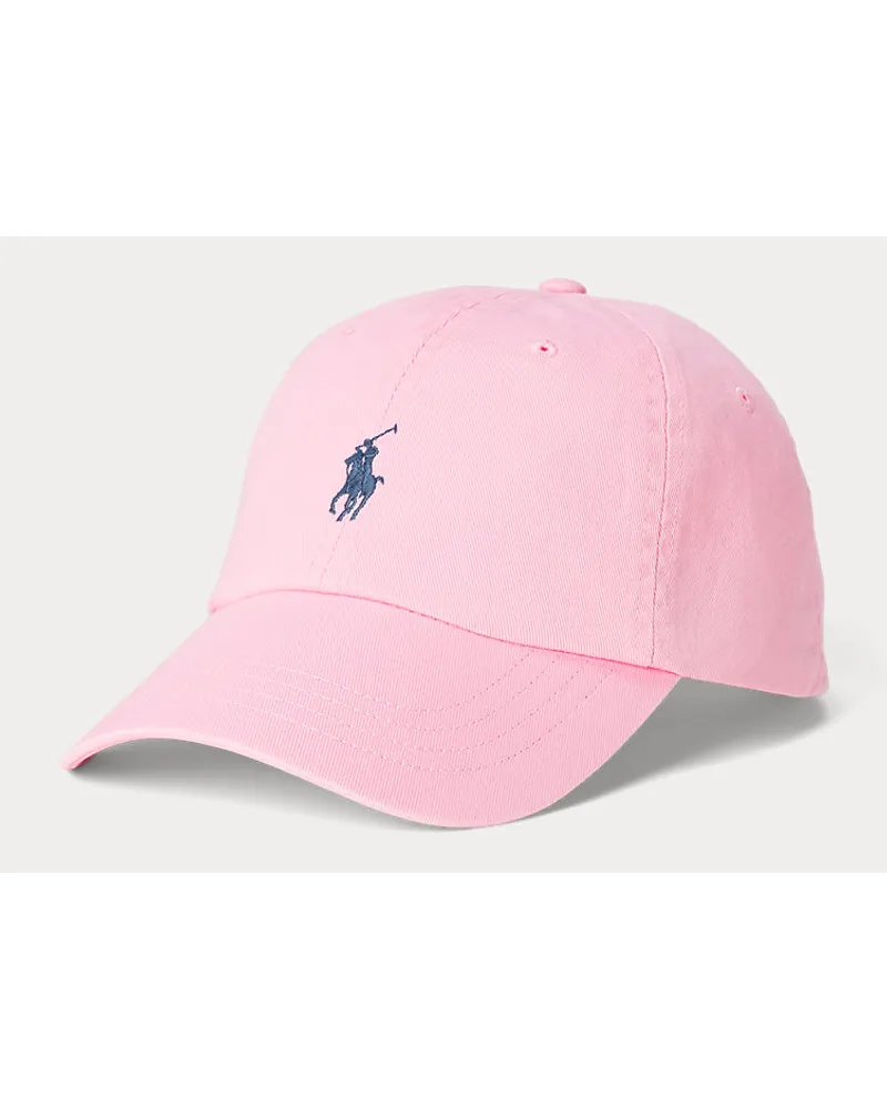 Ralph Lauren Baseballkappe Aus Baumwollchino Pink