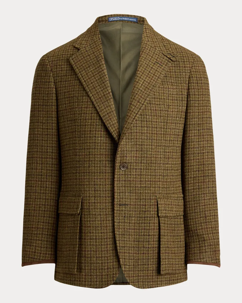 Ralph Lauren Karierte Tweedjacke RL67 Green