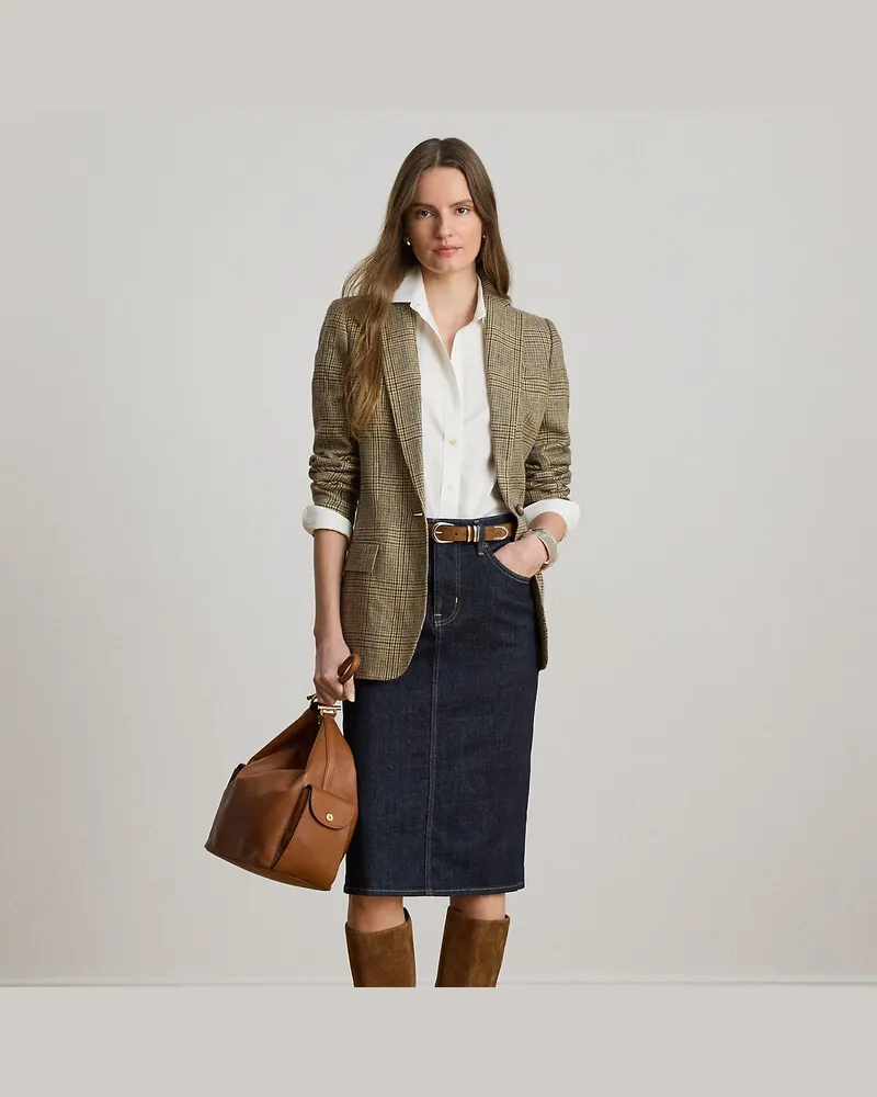 Ralph Lauren Bleistiftrock aus Denim Blue