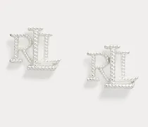 Strukturierte Sterlingsilber-Ohrstecker