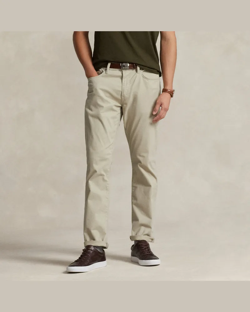 Ralph Lauren Slim-Straight Five-Pocket-Hose Varick Cream