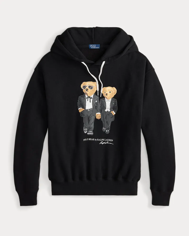 Ralph Lauren Hoodie mit  Ralph Lauren & Ricky Tuxedo Bear Black
