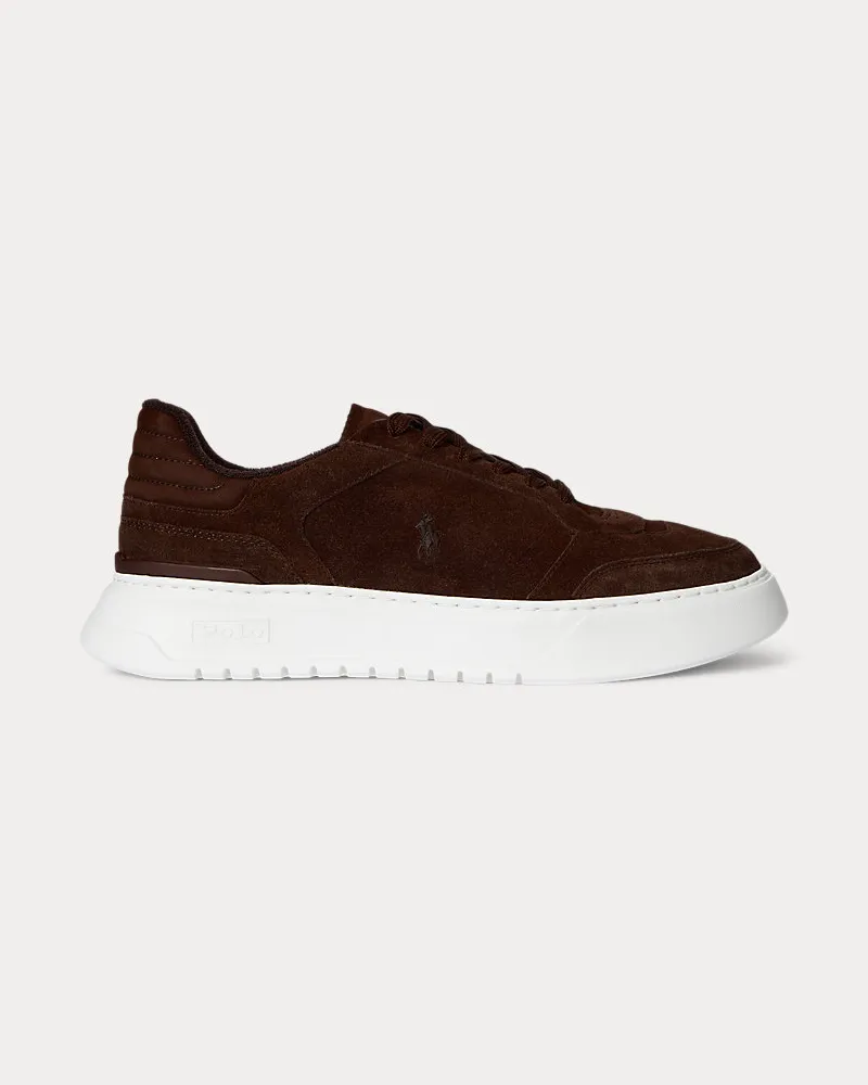 Ralph Lauren Sneaker RLite Sport aus Wildleder Brown