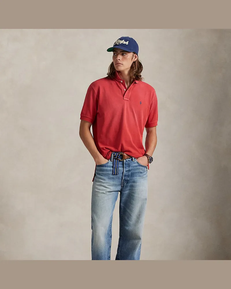 Ralph Lauren Original-Fit Piqué-Poloshirt Red