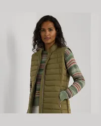 Ralph Lauren Steppweste mit Schornsteinkragen Green