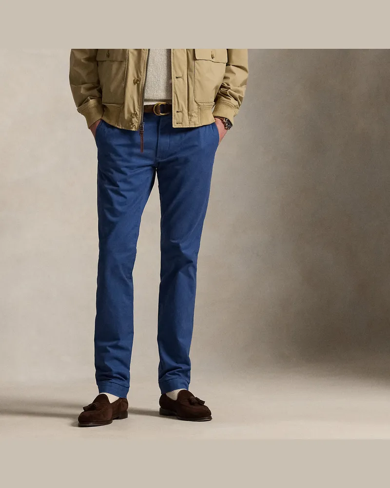 Ralph Lauren Chinohose Greenwich im Stretch-Slim-Fit Blue