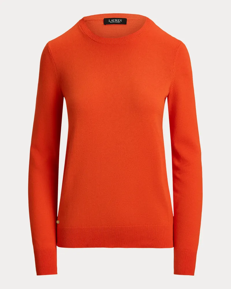 Ralph Lauren Pullover aus Baumwollmischung Orange