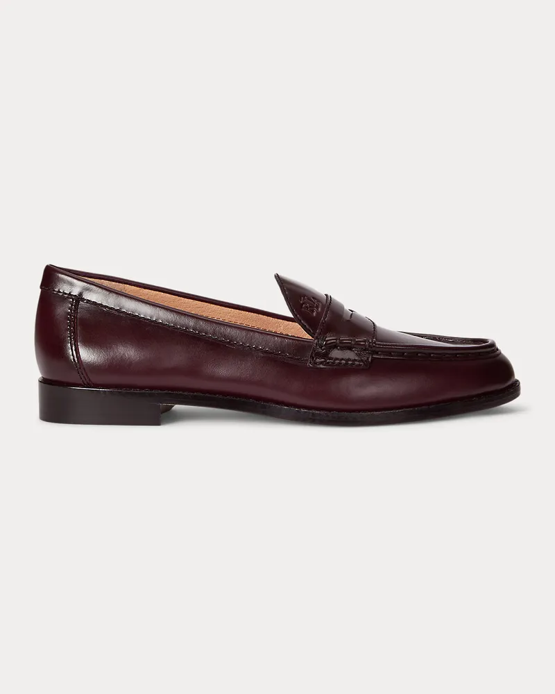 Ralph Lauren Loafer Wynnie aus Vollnarbenleder Red