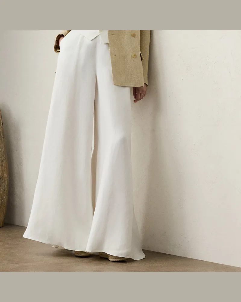 Ralph Lauren Hose Greeley aus gewaschenem Segeltuch White