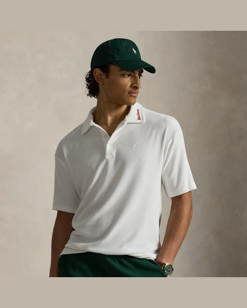 Ralph Lauren Relaxed-Fit Poloshirt aus Frottee White