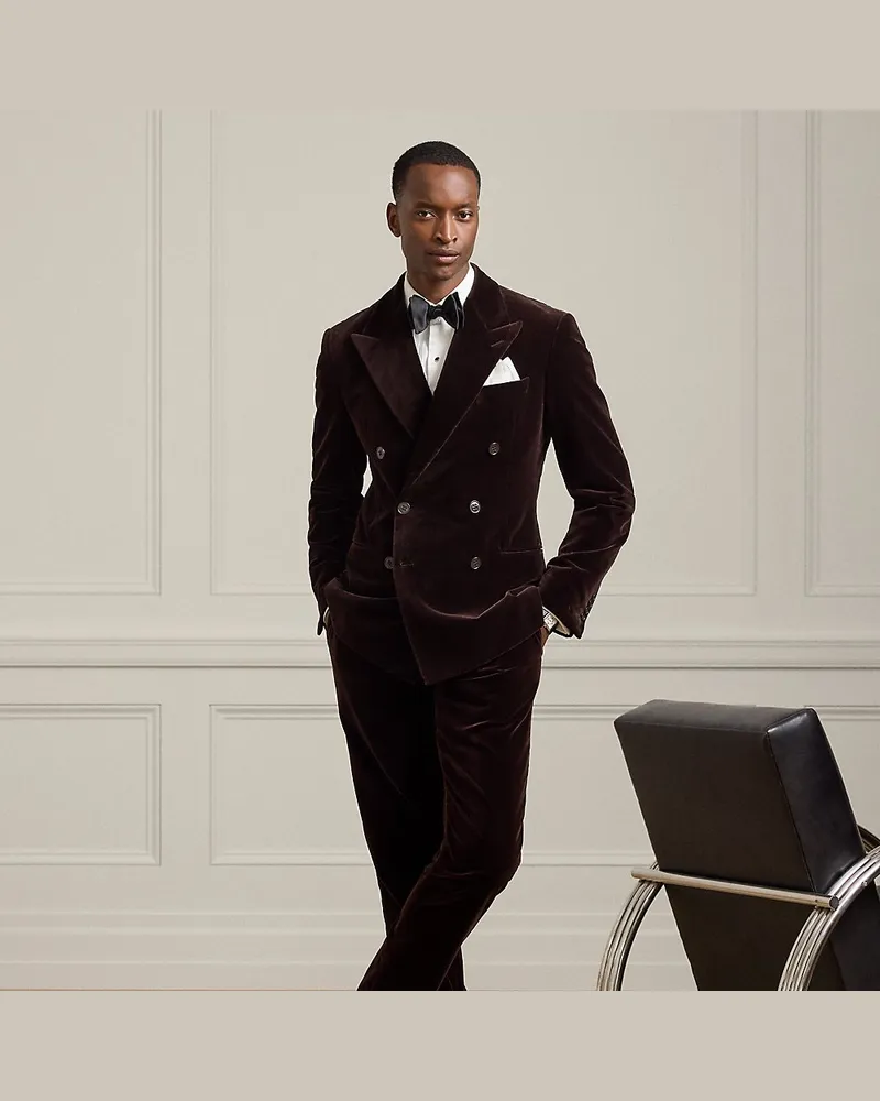 Ralph Lauren Handgeschneiderte Samthose Gregory Brown