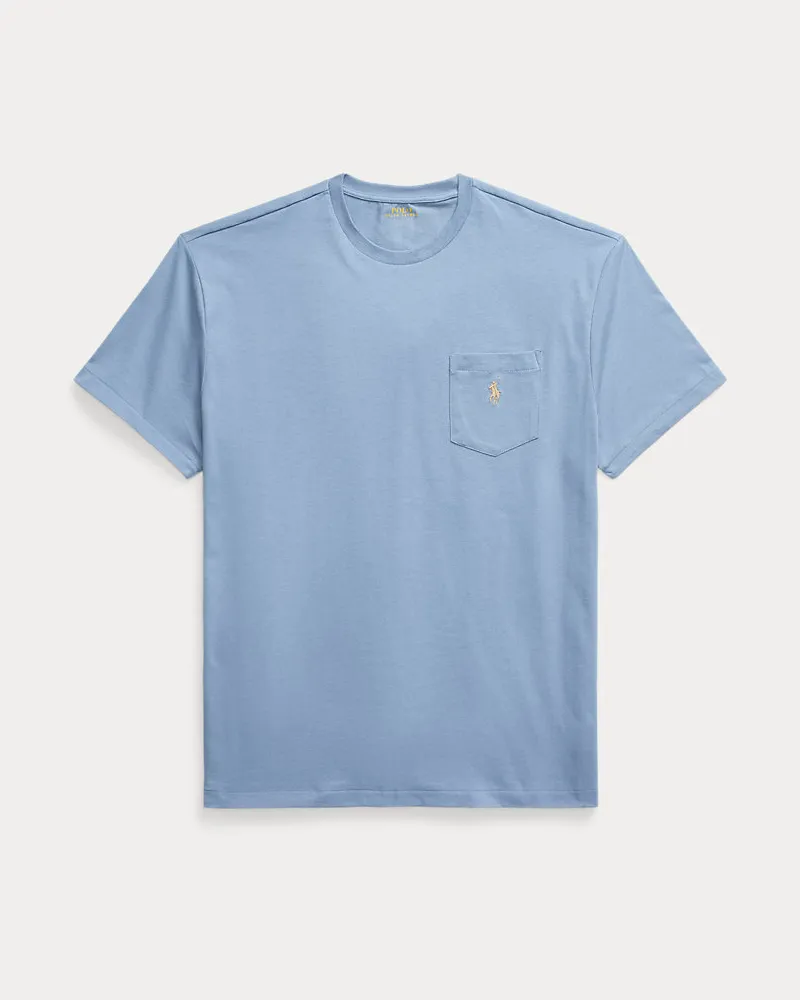 Ralph Lauren Classic-Fit Jersey-T-Shirt mit Tasche Blue