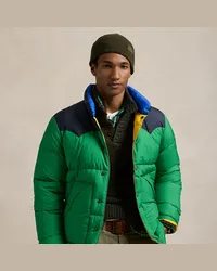 Ralph Lauren Daunen-Westernjacke in Color-Block-Optik Green