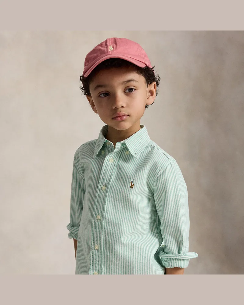 Ralph Lauren Gestreiftes Hemd aus Baumwolloxford Multi