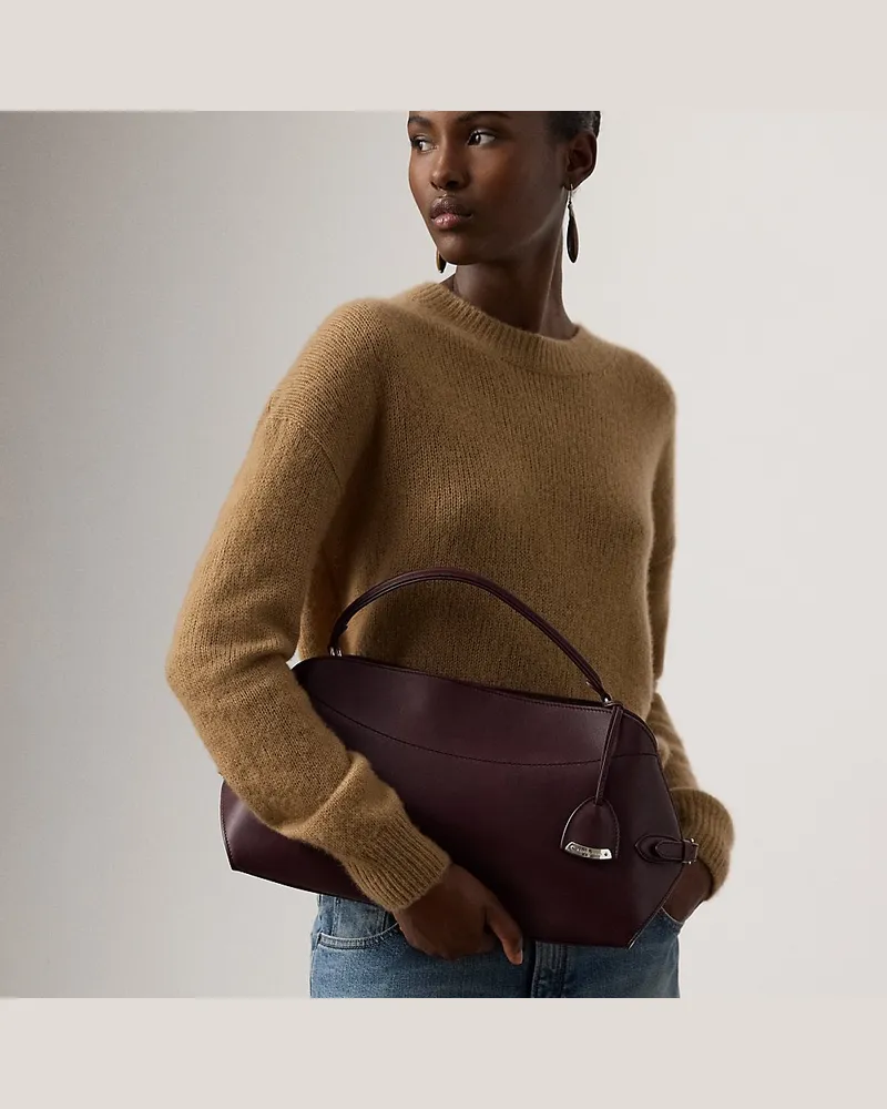 Ralph Lauren Die Schultertasche  Ralph Lauren aus Kalbsleder Red
