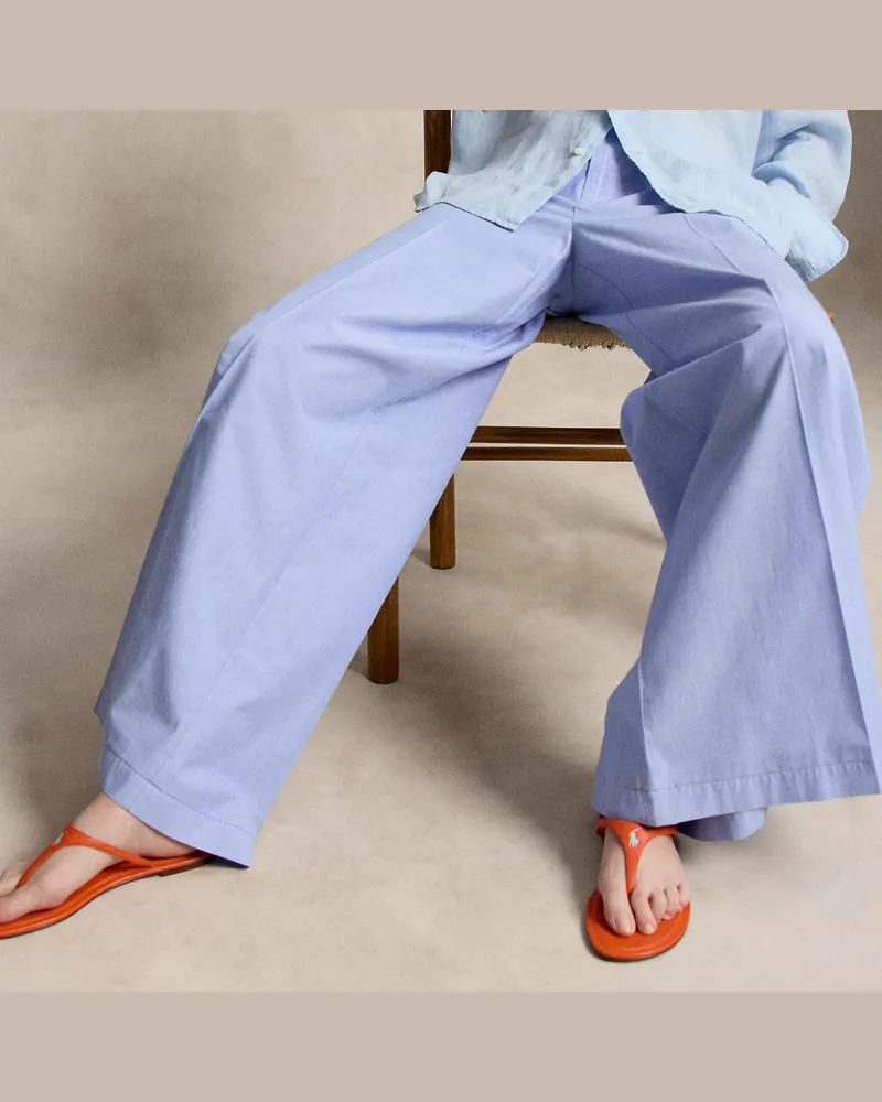 Ralph Lauren Hose im Relaxed-Fit mit weitem Bein Blue