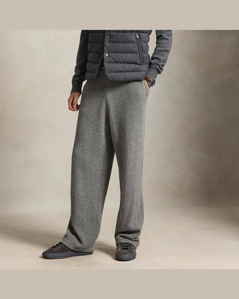 Ralph Lauren Waffelpiqué-Hose mit Tunnelzug Grey
