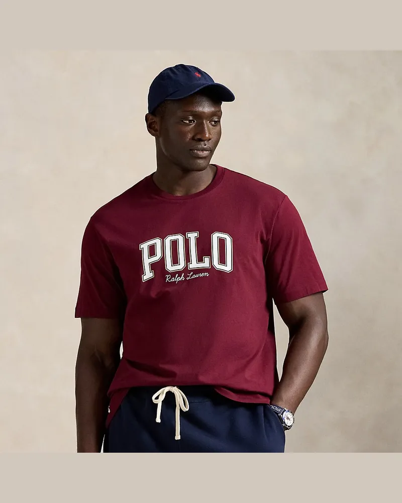 Ralph Lauren Große Größen - Jersey-T-Shirt mit Logo Red