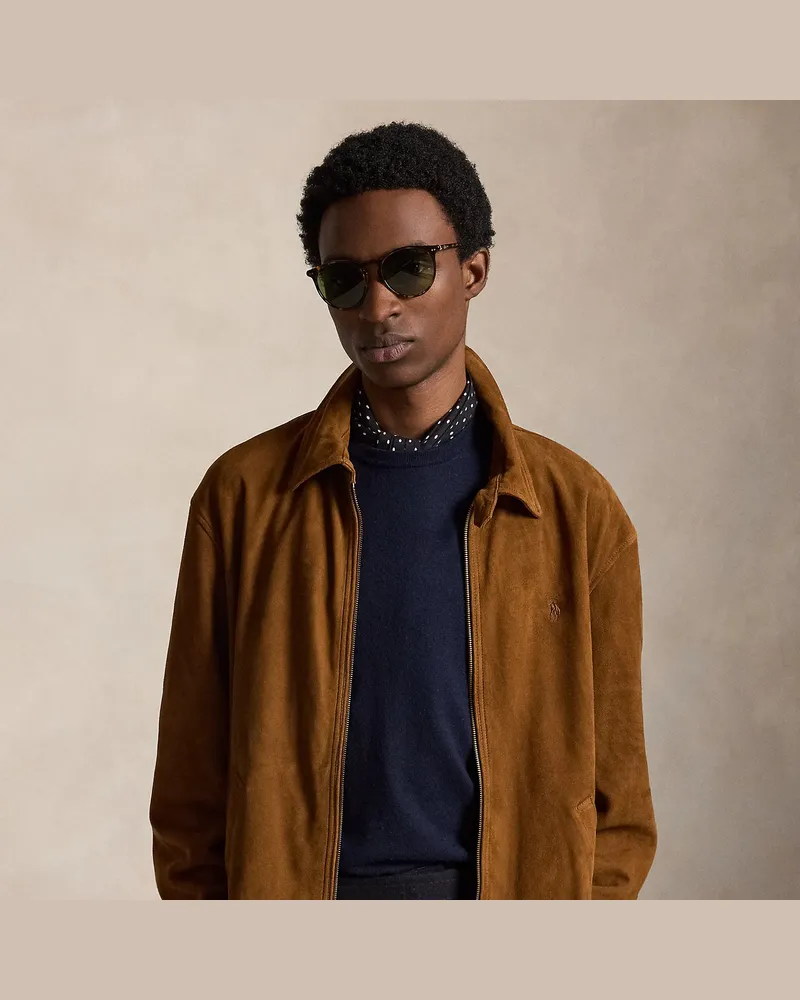 Ralph Lauren Die Wildleder-Jacke Bayport Tan