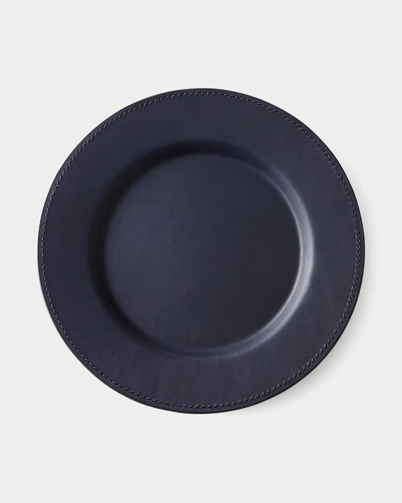 Ralph Lauren Home Platzteller Wyatt aus Leder Blue