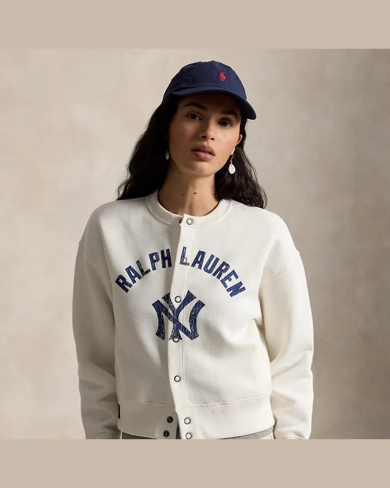 Ralph Lauren Strickjacke Polo  Ralph Lauren Lauren Yankees White