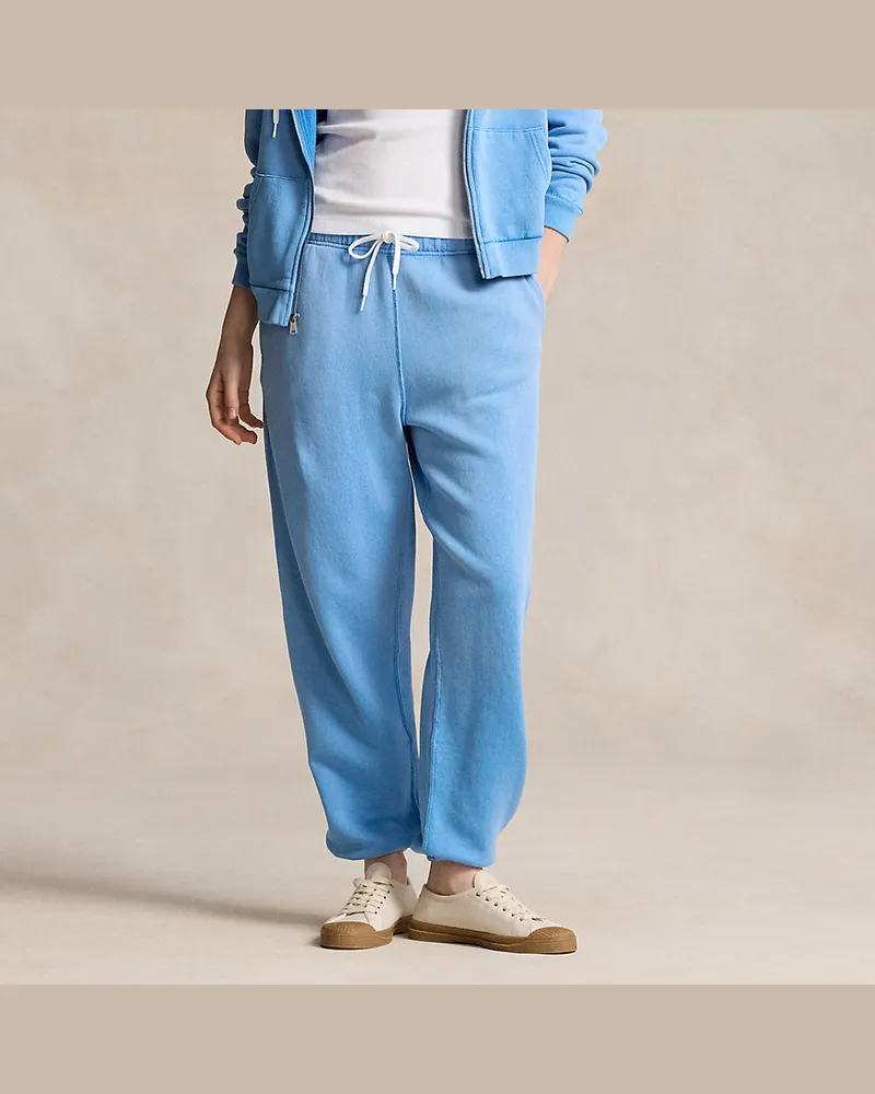 Ralph Lauren Leichte Sporthose aus Fleece Blue