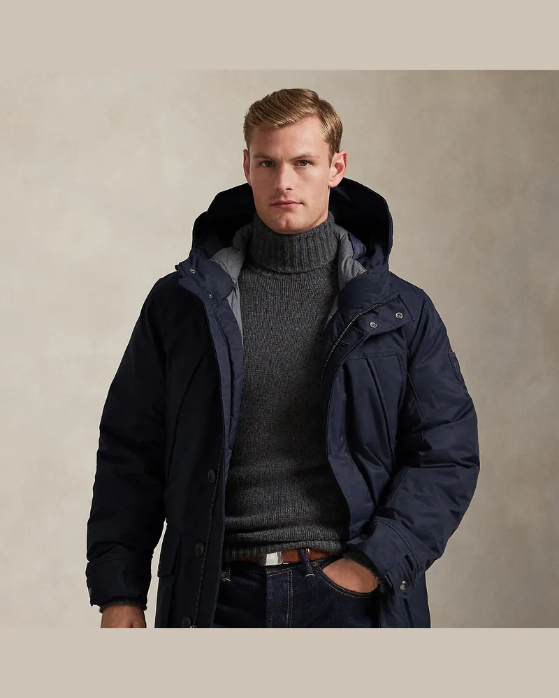 Ralph Lauren Daunenparka mit Kapuze Blue