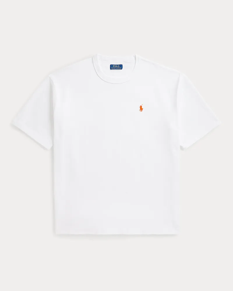 Ralph Lauren Relaxed-Fit T-Shirt aus Jersey White