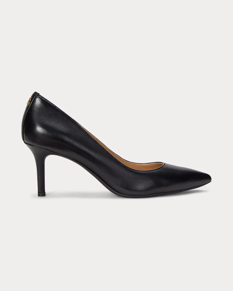 Ralph Lauren Lederpumps Lanette Black