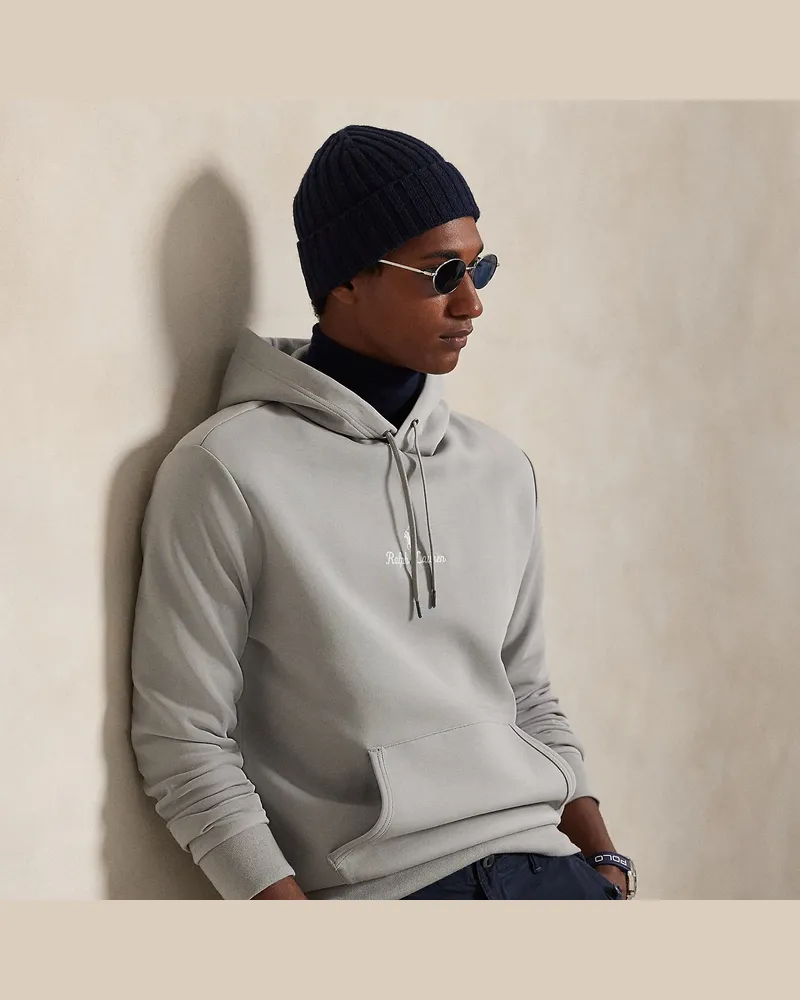 Ralph Lauren Doppellagige Kapuzenjacke mit Logo Grey