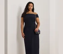 Plus Größen - Schulterfreies Crêpe-Abendkleid