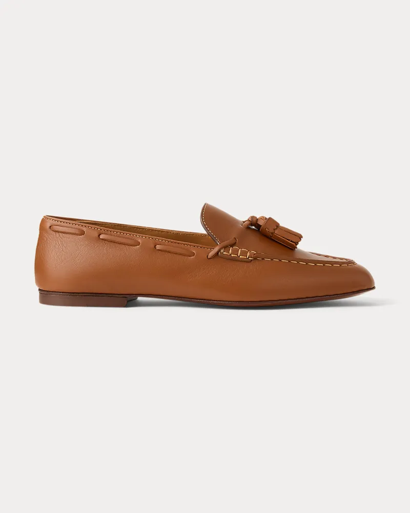 Ralph Lauren Loafer Briar aus Kalbsleder Brown