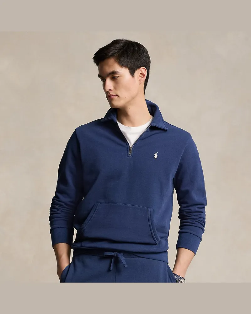 Ralph Lauren Sweatshirt aus Loopback-Fleece Blue