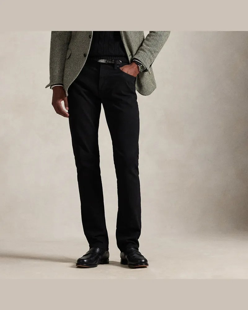 Ralph Lauren Slim-Straight-Fit Stretchhose Varick Black